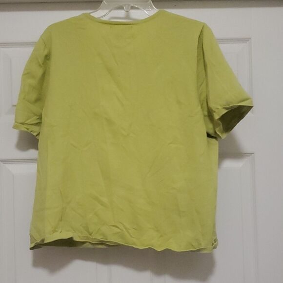 Sutton/Studio Women's Green Blouse - Picture 2 of 5